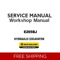 NEW HOLLAND E265BJ HYDRAULIC EXCAVATOR SERVICE REPAIR MANUAL