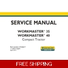 NEW HOLLAND WORKMASTER 35 , WORKMASTER 40 COMPACT TRACTOR SERVICE REPAIR MANUAL