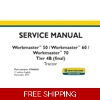 NEW HOLLAND WORKMASTER 50 , WORKMASTER 60 , WORKMASTER 70 TIER 4B (FINAL) TRACTOR SERVICE REPAIR MAN