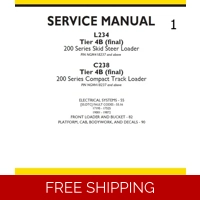 NEW HOLLAND 200 SERIES L234 , C238 LOADER SERVICE MANUAL
