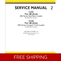 NEW HOLLAND 200 SERIES SKID STEER LOADER L234, C238 (TIER 4B) SERVICE MANUAL