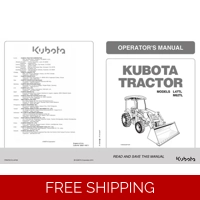 KUBOTA LOADER KUBOTA LOADER L47TL-M62TL SERIES OPERATORS MANUAL