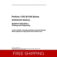 PERKINS 1103 & 1104 WORKSHOP MECHANICAL MANUAL