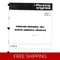 PERKINS 4107 4108 499 PARTS ENGINE MANUAL