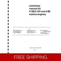 PERKINS 4-108 MARINE SHOP MANUAL
