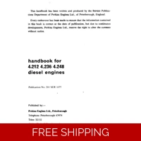 PERKINS 4.236 4.212 4.248 OPERATORS ENGINE MANUAL