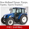 NEW HOLLAND T5040, T5050, T5060, T5070 TRACTORS PARTS MANUAL