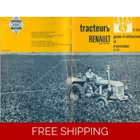 RENAULT E72 OPERATORS MANUAL NOT IN ENGLISH