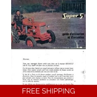 RENAULT SUPER 5 OPERATORS MANUAL NOT IN ENGLISH