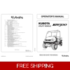 KUBOTA RTV 500 OPERATORS MAINTENANCE MANUAL