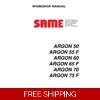 SAME ARGON 50 55F 60 65F 70 75F WORKSHOP SERVICE MANUAL