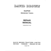 DB 770-1200 clutch repair Workshop Manual