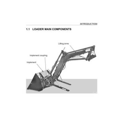DEUTZ AGROTRON FRONT LOADERS OPERATORS MANUAL DEUTZ AGROTRON FRONT LOADERS OPERATORS MANUAL