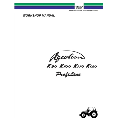 DEUTZ AGROTRON K90 K100 K110 K120 PROFILINE WORKSHOP MANUAL