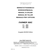 FENDT FARMER 300C 117 118 119 WORKSHOP MANUAL
