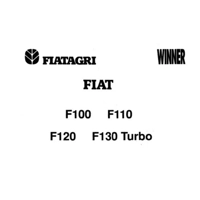 FIAT AGRI F 130 DT TRACTORS/PARTS CATALOG ILLUSTRATED