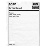 FORD 2000 3000 4000 5000 7000 TRACTORS DEALERS WORKSHOP MANUAL