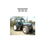 FORD 5640 6640 7740 7840 8240 8340 TMM WORKSHOP MANUAL