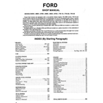 FORD 8000 8600 8700 9000 9600 9700 TW 10 20 30 TRACTORS TMM WORKSHOP MANUAL