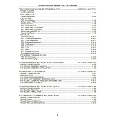 NEW HOLLAND T9010 T9020 T9030 T9040 T9050 T9060 DEALERS WORKSHOP MANUAL