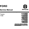 NHTR FORD NEW HOLLAND 1100, 1300, 1500, 1700, 1900 TRACTORS SERVICE REPAIR MANUAL SD