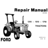 FORD NEW HOLLAND 1310, 1510, 1710 TRACTORS SERVICE REPAIR MANUAL SD