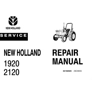 FORD NEW HOLLAND 1920, 2120 TRACTORS SERVICE REPAIR MANUAL SD