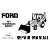 FORD NEW HOLLAND 455 TRACTOR LOADER BACKHOE SERVICE REPAIR MANUAL