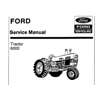 FORD NEW HOLLAND 6000 TRACTOR SERVICE REPAIR MANUAL