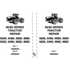 FORD NEW HOLLAND 80 , 82 SERIES (9280, 9480, 9680, 9880, 9282, 9482, 9682, 9882) TRACTORS SERVICE RE
