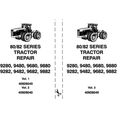 FORD NEW HOLLAND 80 , 82 SERIES (9280, 9480, 9680, 9880, 9282, 9482, 9682, 9882) TRACTORS SERVICE RE FORD NEW HOLLAND 80 , 82 SERIES (9280, 9480, 9680, 9880, 9282, 9482, 9682, 9882) TRACTORS SERVICE RE