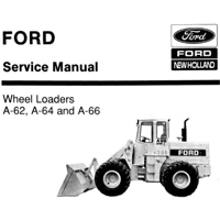 FORD NEW HOLLAND A-62, A-64 AND A-66 WHEEL LOADERS SERVICE..