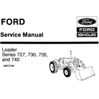 FORD NEW HOLLAND SERIES 727, 730, 735 & 740 LOADER SERVICE REPAIR MANUAL