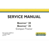 NEW HOLLAND BOOMER 20, BOOMER 25 COMPACT TRACTOR SERVICE REPAIR MANUAL