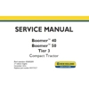 NEW HOLLAND BOOMER 40 , BOOMER 50 TIER 3 COMPACT TRACTOR SERVICE REPAIR MANUAL