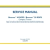 NEW HOLLAND BOOMER 40 ROPS , BOOMER 50 ROPS COMPACT TRACTORS SERVICE REPAIR MANUAL