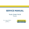 NEW HOLLAND T4.55 , T4.65 , T4.75 TRACTOR SERVICE REPAIR MANUAL 2018