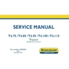 NEW HOLLAND T4.75, T4.85, T4.95, T4.105, T4.115 TRACTORS SERVICE REPAIR MANUAL