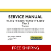NEW HOLLAND T4.75V , T4.85V , T4.95V , T4.105V TIER 3 TRACTOR SERVICE REPAIR MANUAL