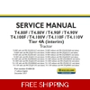 NEW HOLLAND T4.80F, T4.80V, T4.90F, T4.90V, T4.100F, T4.100V, T4.110F, T4.110V TIER 4A (INTERIM) TRA