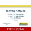 NEW HOLLAND T7.140, T7.150, T7.165, T7.175, T7.180, T7.190, T7.195, T7.205 TRACTOR SERVICE REPAIR MA