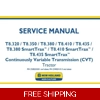 NEW HOLLAND T8.320 T8.350 T8.380 T8.410 T8.380 SMARTTRAX T8.410 SMARTTRAX POWERSHIFT TRANSMISSION (P