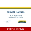 NEW HOLLAND TL75 , TL85 , TL95 POWER SHUTTLE – TRACTOR SERVICE REPAIR MANUAL