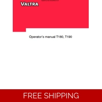 Valtra T series Operators Manual T180 to T190