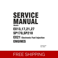 SUBARU ROBBIN 20 SUBARU-ENGINES-EX13-EX17-EX21-EX27-SP170-SP210-EX21EFI SEE IMAGE FOR MODELS COVERED