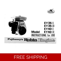 SUBARU-ROBIN- 04 128897393230428705 SEE IMAGE FOR MODELS COVERED OPERATORS MANUAL