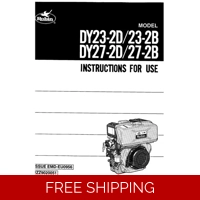 SUBARU-ROBIN- 05 128898081616505000 SEE IMAGE FOR MODELS COVERED OPERATORS MANUAL