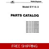 SUBARU-ROBIN 06 PARTS MANUAL SEE IMAGE FOR MODELS COVERED