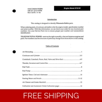 SUBARU-ROBIN 10 PARTS MANUAL SEE IMAGE FOR MODELS COVERED