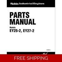 SUBARU-ROBIN 12 PARTS MANUAL SEE IMAGE FOR MODELS COVERED